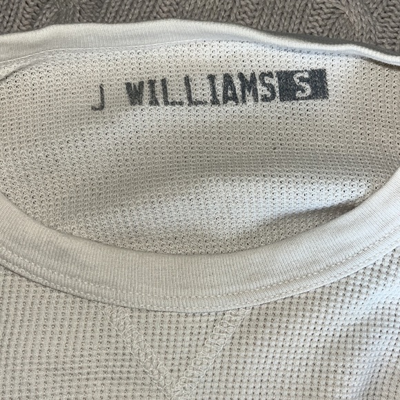 J Williams Waffle Henley Made in USA - Picture 4 of 10